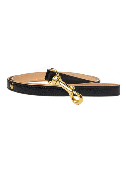 Classic Patent Dog Lead Black
